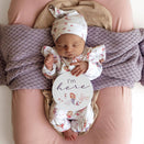 Snuggle Hunny Convertible Romper with Frill - Mermaid