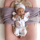 Snuggle Hunny Convertible Romper with Frill - Mermaid