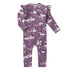 Snuggle Hunny Convertible Romper with Frill - Midnight Swan