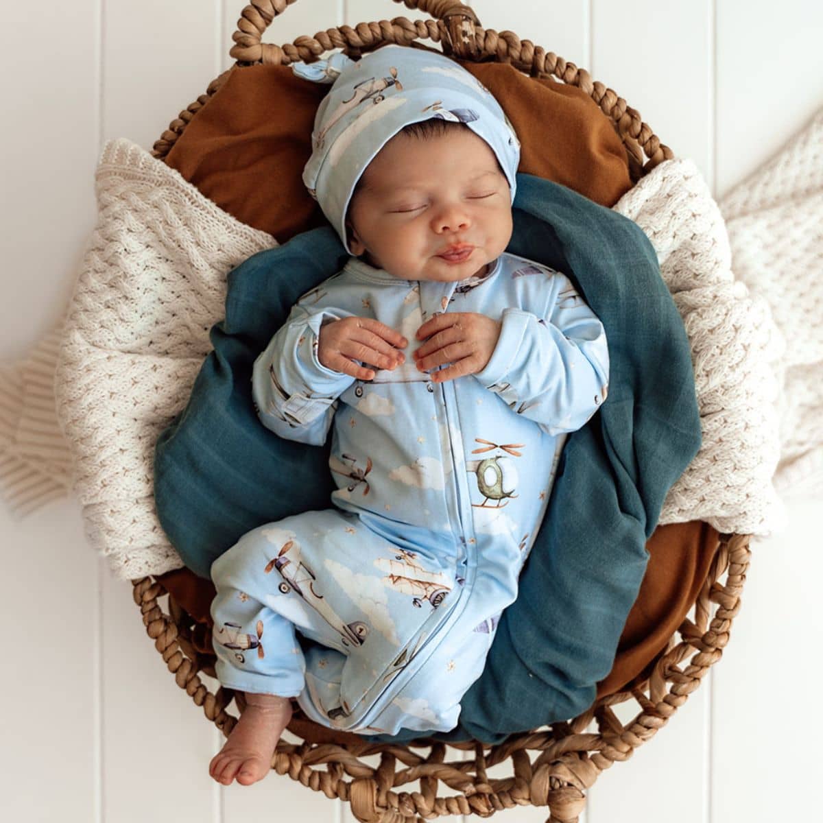 Snuggle Hunny Convertible Romper - Taking Flight