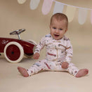 Snuggle Hunny Convertible Romper - Vintage Cars