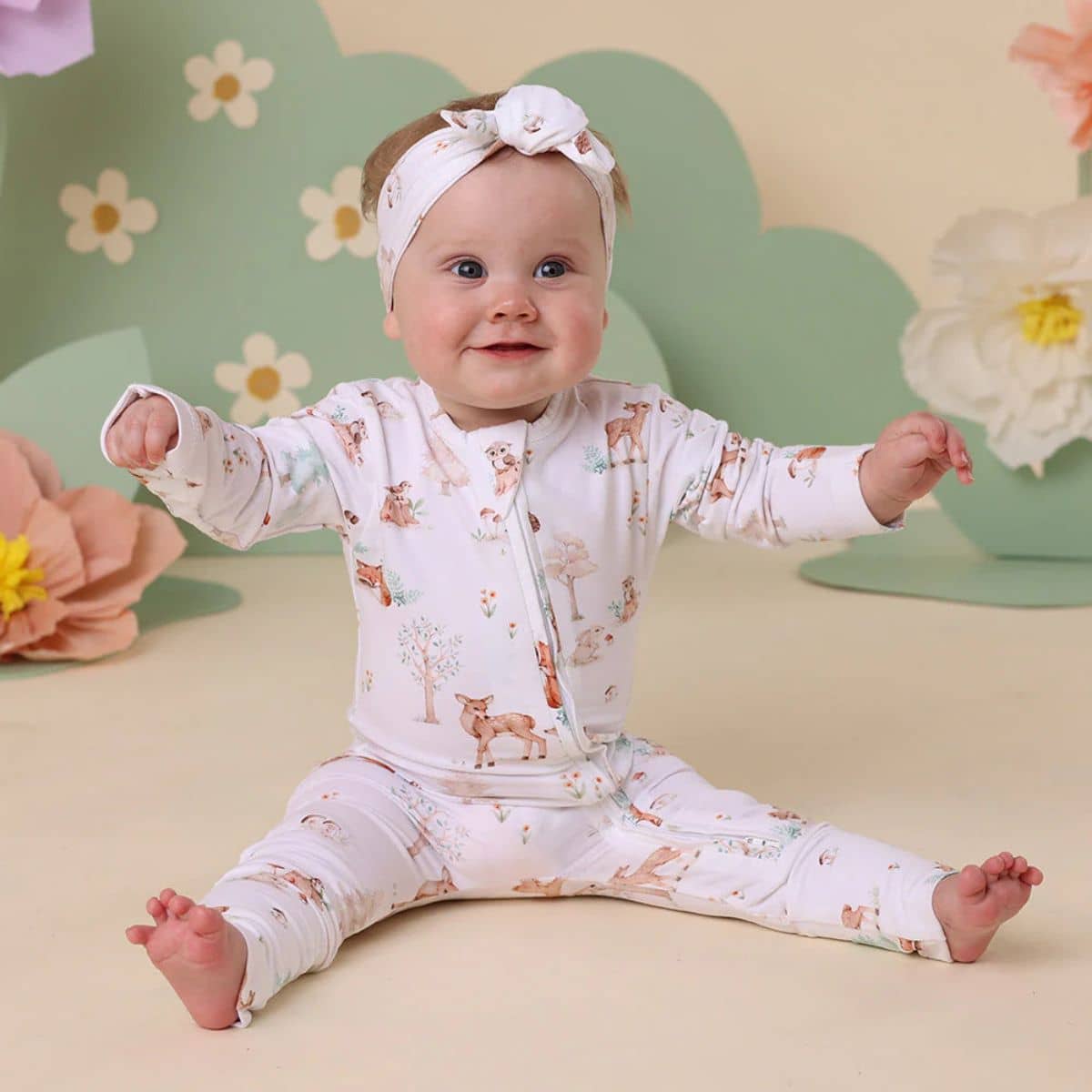 Snuggle Hunny Convertible Romper - Woodland Tales