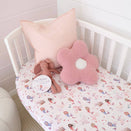 Snuggle Hunny Fitted Cot Sheet - Mermaid