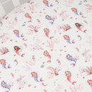 Snuggle Hunny Fitted Cot Sheet - Mermaid