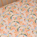 Snuggle Hunny Fitted Cot Sheet - Summer Palm