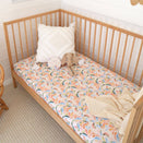 Snuggle Hunny Fitted Cot Sheet - Summer Palm