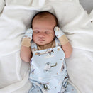 Snuggle Hunny Organic Cotton Rib Mittens - Taking Flight