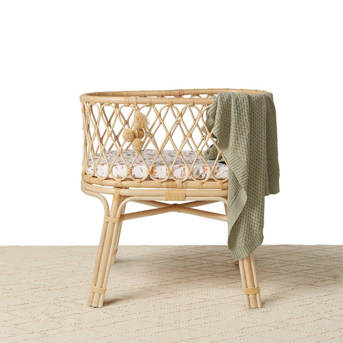 Snuggle Hunny Diamond Knit Baby Blanket - Dewkist