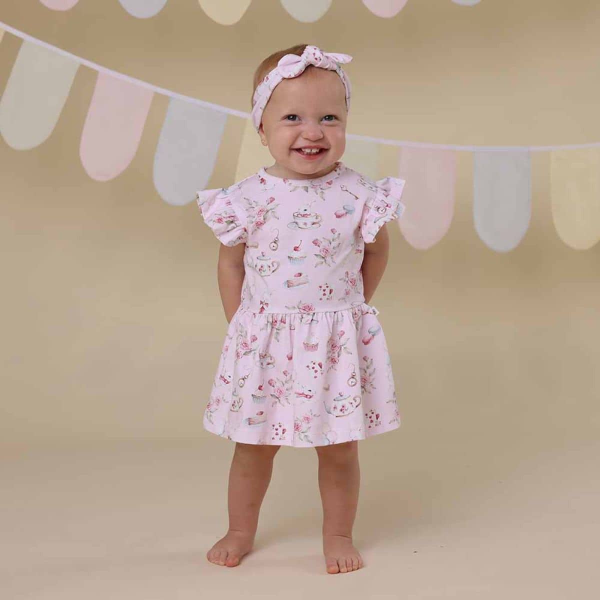 Snuggle Hunny Dress - Alice's Tea Party