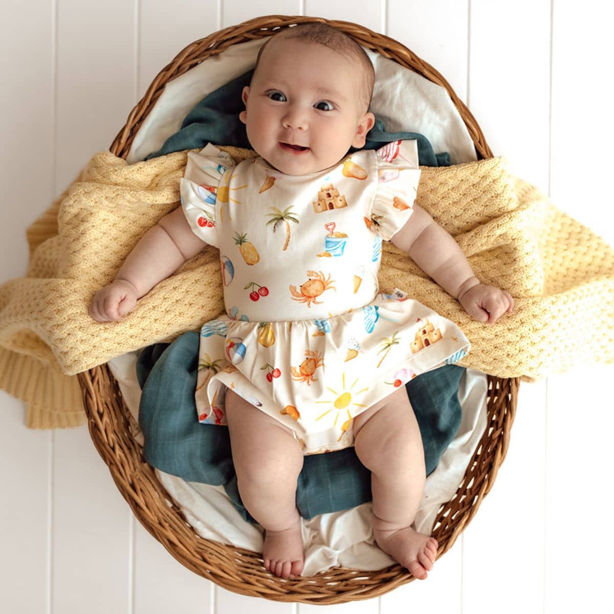 Snuggle Hunny Dress - Beach Fun