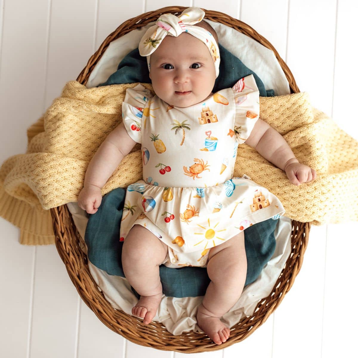 Snuggle Hunny Dress - Beach Fun