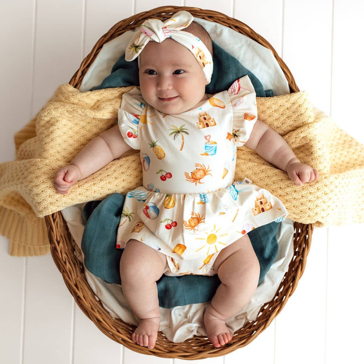 Snuggle Hunny Dress - Beach Fun