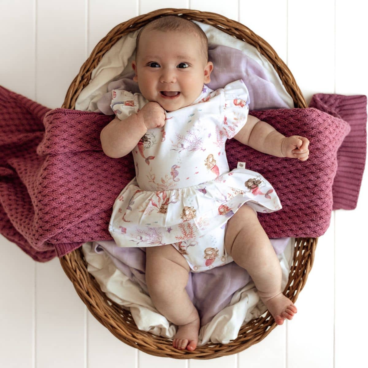 Snuggle Hunny Dress - Mermaid