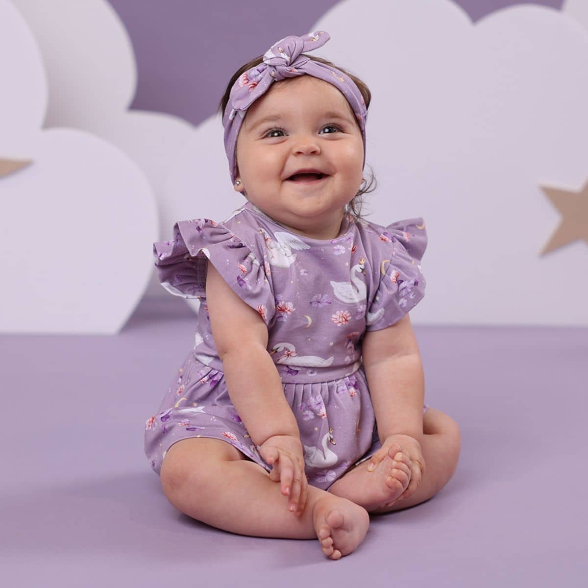Snuggle Hunny Dress - Swan Lake