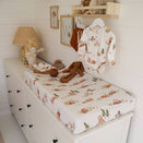 Snuggle Hunny Fitted Bassinet Sheet and Change Pad Cover - Bears