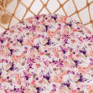 Snuggle Hunny Fitted Bassinet Sheet and Change Pad Cover - Blushing Beauty