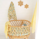 Snuggle Hunny Fitted Bassinet Sheet and Change Pad Cover - Citrus Squeeze