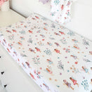 Snuggle Hunny Fitted Bassinet Sheet and Change Pad Cover - Fairy Garden
