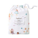 Snuggle Hunny Fitted Bassinet Sheet and Change Pad Cover - Fairy Garden