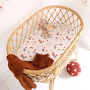 Snuggle Hunny Fitted Bassinet Sheet and Change Pad Cover - Gnomes
