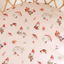 Snuggle Hunny Fitted Bassinet Sheet and Change Pad Cover - Gnomes