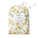 Snuggle Hunny Fitted Bassinet Sheet and Change Pad Cover - Golden Wattle