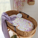 Snuggle Hunny Fitted Bassinet Sheet and Change Pad Cover - Isla