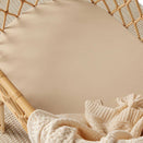 Snuggle Hunny Fitted Bassinet Sheet and Change Pad Cover - Pebble Organic