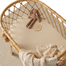 Snuggle Hunny Fitted Bassinet Sheet and Change Pad Cover - Pebble Organic