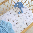 Snuggle Hunny Fitted Bassinet Sheet and Change Pad Cover - Set Sail
