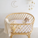 Hunny Fitted Bassinet Sheet and Change Pad Cover - Stardust