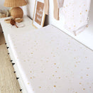 Hunny Fitted Bassinet Sheet and Change Pad Cover - Stardust
