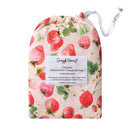 Snuggle Hunny Fitted Bassinet Sheet and Change Pad Cover - Strawberry
