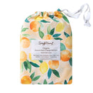 Snuggle Hunny Fitted Bassinet Sheet and Change Pad Cover - Sunny Citrus