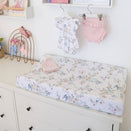 Snuggle Hunny Fitted Bassinet Sheet and Change Pad Cover - Sweet Swallows