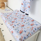 Snuggle Hunny Fitted Bassinet Sheet and Change Pad Cover - To the Rescue