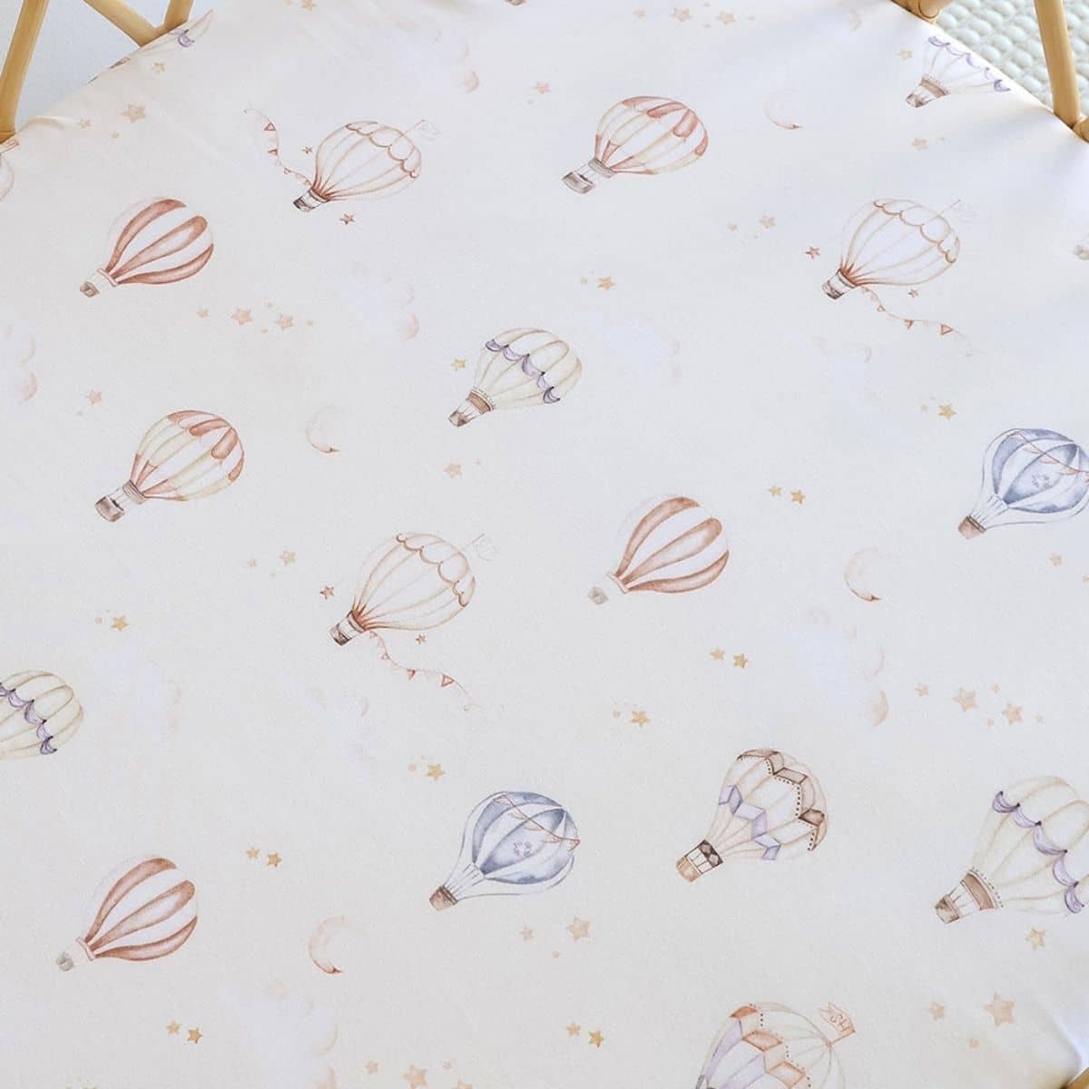 Snuggle Hunny Fitted Bassinet Sheet and Change Pad Cover - Up & Away
