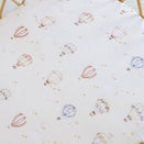 Snuggle Hunny Fitted Bassinet Sheet and Change Pad Cover - Up & Away