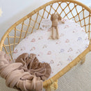 Snuggle Hunny Fitted Bassinet Sheet and Change Pad Cover - Up & Away