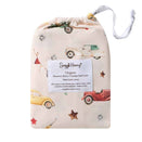 Snuggle Hunny Fitted Bassinet Sheet and Change Pad Cover - Vintage Cars
