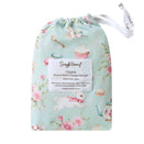 Snuggle Hunny Fitted Bassinet Sheet and Change Pad Cover - White Rabbit