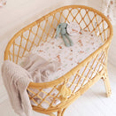 Snuggle Hunny Fitted Bassinet Sheet and Change Pad Cover - Woodland Tales