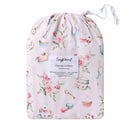 Snuggle Hunny Fitted Cot Sheet - Alice's Tea Party