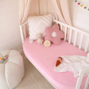 Snuggle Hunny Fitted Cot Sheet - Bubblegum