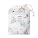 Snuggle Hunny Fitted Cot Sheet - Dragon