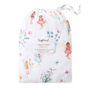 Snuggle Hunny Fitted Cot Sheet - Fairy Garden