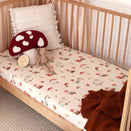 Snuggle Hunny Fitted Cot Sheet - Gnomes