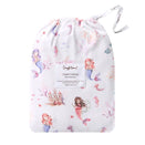 Snuggle Hunny Fitted Cot Sheet - Mermaid