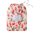 Snuggle Hunny Fitted Cot Sheet - Strawberry
