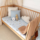 Snuggle Hunny Fitted Cot Sheet - Taking Flight